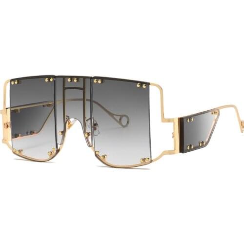 Trend Women Sunglasses Siamese Punk Sun Glasses Men Gafas Vintage Oculos Feminino Luxury Brand Designer Eyeglasses Eyewear