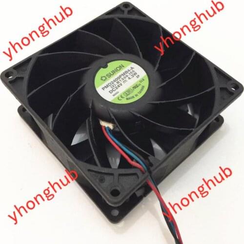 SUNON PMD2409PMB4-A Server Cooling Cooling Fan DC 24V 4.3W 92x92x38mm 3-wire