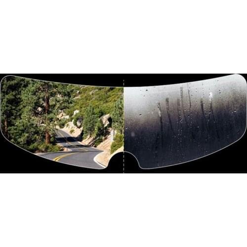 Universal Motorcycle Helmet Optional Clear Rainproof Film Anti Rain Clear Anti-Fog Patch For Motorbike Helmet Shield