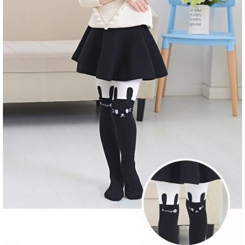 Spring Autumn Baby Girls Tights Cartoon Girl Pantyhose Soft Cotton Patchwork kids Stocking Baby Pantyhose 85-135cm