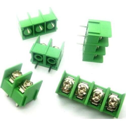 100pcs KF7.62-2P KF7.62-3P KF7.62-4P 7.62mm Pitch Screw Terminal Block Connector