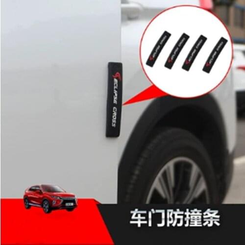 Waterproof Car Door Side Protector Bumper Strips Decorative Anti-Collision Bar Paste For Mitsubishi ECLIPSE CROSS 2018 2020