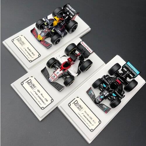 1:64 F1 Racing car Q version cute Kimi Raikkonen 2020 C39 F1 Mini egg cart Collector Edition Metal Diecast Model Race Car Toys
