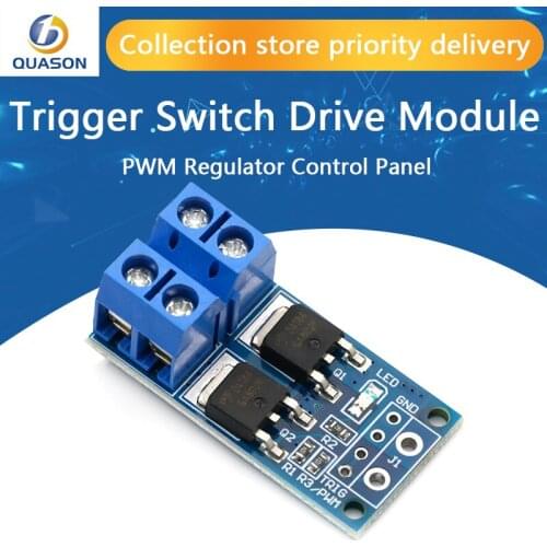 10Pcs 15A 400W MOS FET Trigger Switch Drive Module PWM Regulator Control Panel
