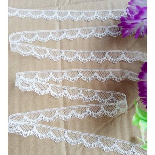 30yards hot width 12mm Embroidered Net Lace Trim fabric Garment ribbon headband wedding party decoration gift DIY Accessories #6