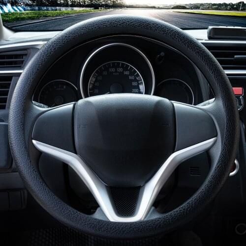 34~40cm Universal Silicone Car Steering Wheel Cover Cool Nonslip Leather Texture 13.5~15 Inch Ultra-Thin Light Weight F