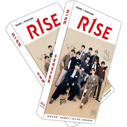 340 Pcs/Set New R1SE Star Large Postcard Zhou Zhennan, Zhang Yanqi Greeting Cards Message Card Gift Stationery