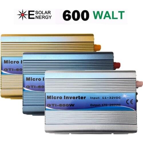 600W Grid Tie Inverter Solar Panel MPPT Function DC11-32V To AC 230V Pure Sine Wave Micro On Grid Tie Inverter Dropshipping