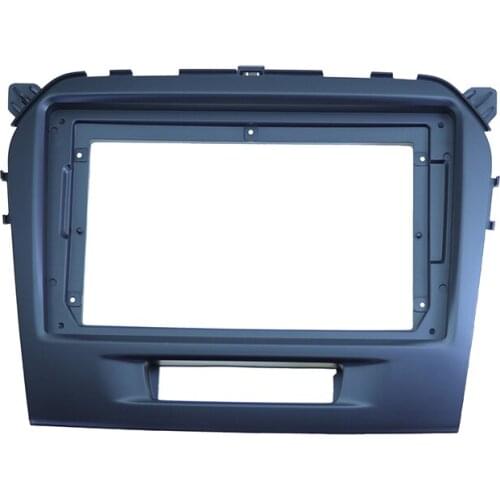 Car Fascias Navigation Fascia Dash Frame Kit For 9" Universal Android Multimedia Player For Suzuki Grand Vitara 2015 2016 2017