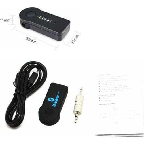 Car Aux Bluetooth Adapter Wireless 3.5mm Audio Receiver for peugeot 308 seat altea vw golf audi a6 mercedes w204 bmw e91