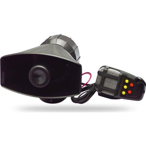 DC12V 100W 5 Tone Speakers Car Motorcycle POLICE SOUND Warning Siren Alarm speaker Ambulance loudspeaker Emergency Annunciator