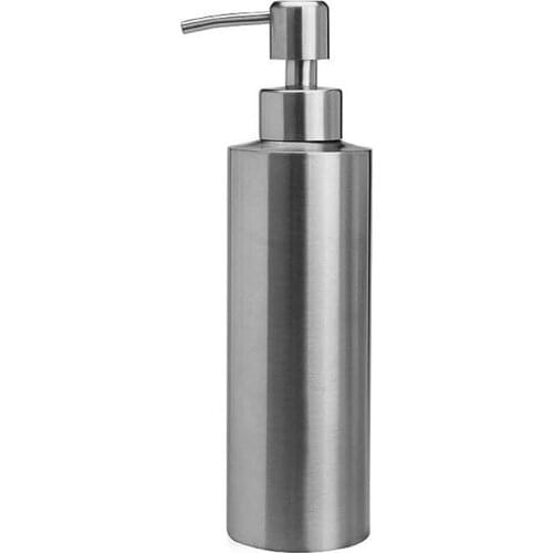 Kitchen and Bathroom Liquid Hand Washing Bottle Soap Dispenser 304 Stainless Steel Countertop Lotion Dispenser Anti-Rust