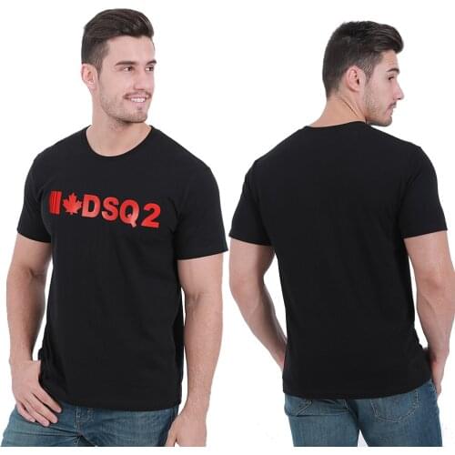 DSQICOND2 on popular New DSQ T Shirt Maple Leaf Printed Unisex Casual Summer Fashion Cool T-shirt 2020 NEW ARRIVAL