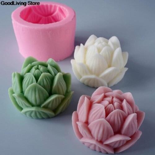 1 PC DIY Candles Mould Soy Wax Candle Mold Aromatherapy Plaster Candle 3D Silicone Mold Handmade Soy Aroma Wax Soap Candles Mold