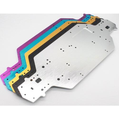 HSP 03001 03602 Aluminum Alloy Metal Chassis 3MM Thickness 1/10 Upgrade Parts For Flying Fish HSP 94103/94123