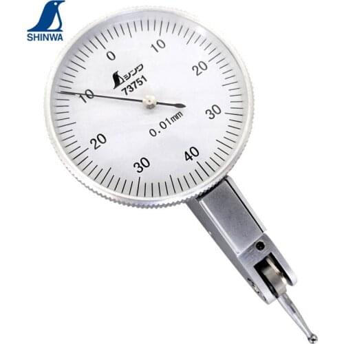 SHINWA Penguin Dial Indicator Leverage Gauge 73751 for Measuring Flatness Parallelism Irregularity Tool