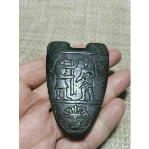 China Red mountain culture collection meteorite carving Totems