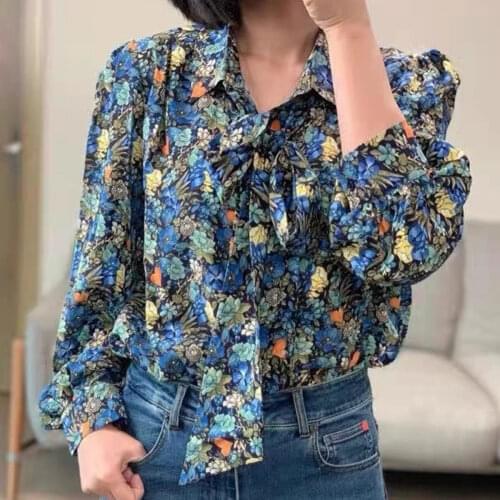 Блузки с бантом La melancolie China At AliExpress