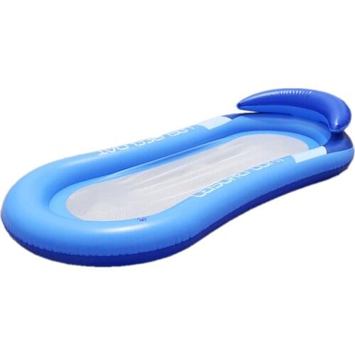 Inflatable Floatings Row Lounges Folding Swimming Pool Float Bed Portable Beach Summer Water Pool Accessories Beach