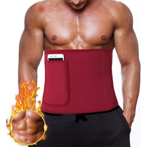 Neoprene Shapers Sauna Sweat Belt Modeling Strap Waist Cincher For Men Waist Trainer Belly Slimming Belt Shaperwear Tummy Corset