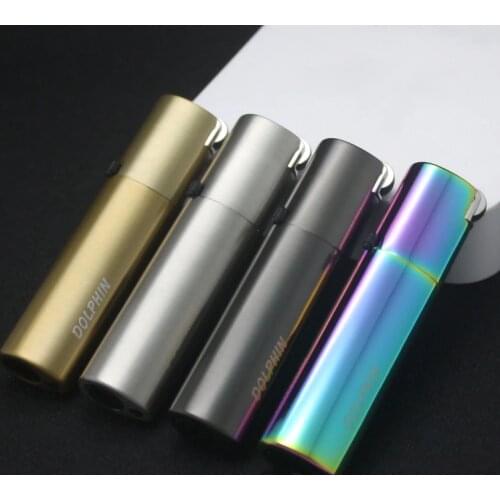 2018 New Butane Jet Lighter Torch Turbo Lighter Metal Fire Windproof 1300 C NO GAS