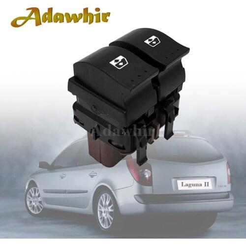 Front Door with Anti-pinch Protection Left and Right Rear Window Control Switch for Renault Laguna II 8200315040 8200315050