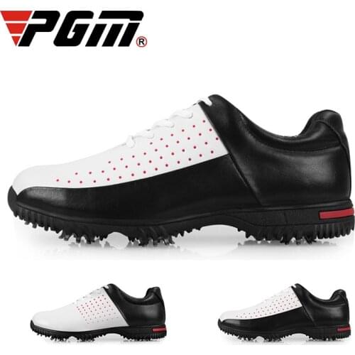PGM Golf Shoes Mens Sports Shoes Breathable Anti Slip Waterproof Mens Golf Sneakers Light Weight Sports Shoes