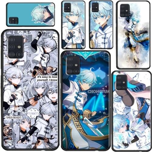 Chongyun Genshin Impact Case For Samsung A51 A71 A11 A31 A10 A20 A30S A40 A50 A70 A20e A21S A12 A32 A42 A52 A72