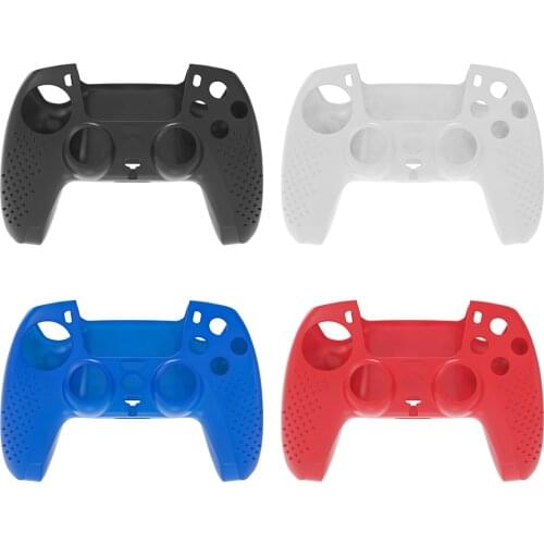 Silicone Gamepad Protective Case Shell for Sony Playstation 5 PS5 Controller Drop-Proof Cover Anti-Slip Guard Light weight