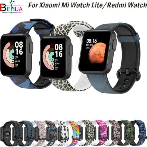 Silicone Band Strap For XiaoMi Mi Watch Lite / For Redmi Watchstrap Original SmartBand Sport WristBand Bracelet Replacement Belt