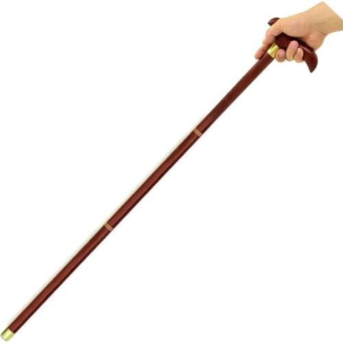Foldable Walking Stick Cane 3-Sections Wooden Wood T Bird Handle Stick Vintage Wood Gentle Walking Cane Gentleman Stick Canes