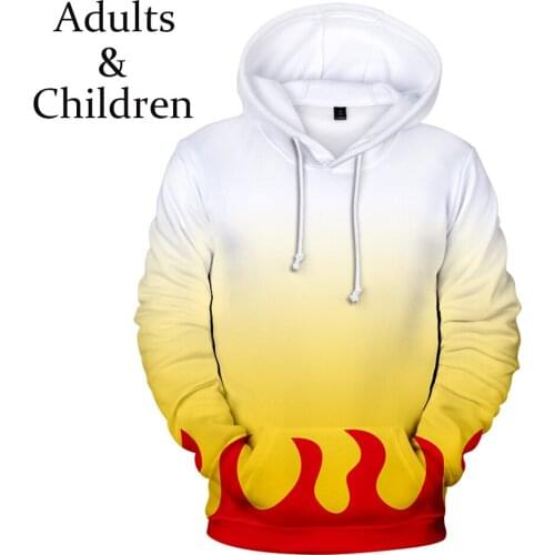 Be well received Autumn Demon Slayer 3D Hoodie Fashion Boys Girls Sweatshirts Classic Anime Demon Slayer Men Women Kids Clothing
