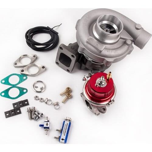 T3/T4 T04E Turbocharger Stage 3 + w/ 8PSI Internal Wastegate + Boost Controller