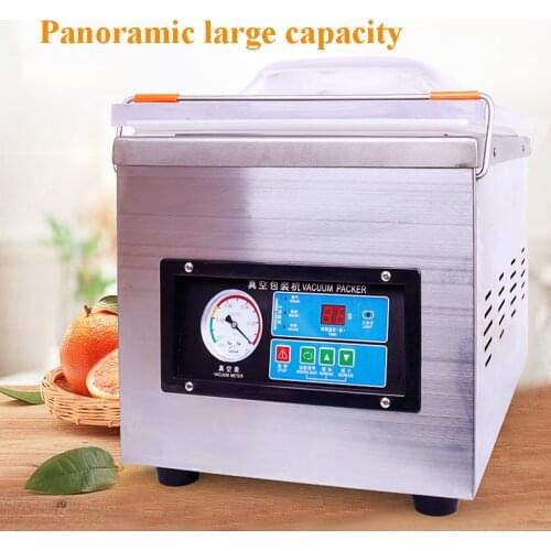Food vacuum sealer packaging Machine vacuum packing machine vacuum chamber aluminum bags food rice tea vacuum sealing machine