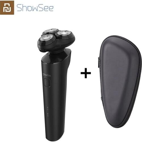 XIAOMI Showsee Electric Shaver IPX7 Waterproof Dry Wet Shaver Floating 3 Blade Type-C Charging Beard Shaving for Men Face Razor