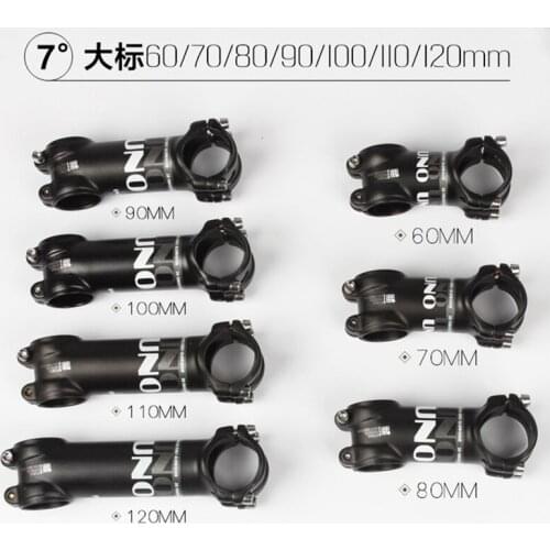 New ultrlight mountain bike stem MTB road bike stem7 degrees 60/70/80/90/100/110/120/130mm