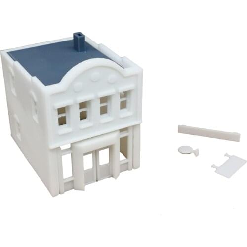 Outland Models Railway Layout Classic 2-Story City Shop Type E 1:87 HO Scale