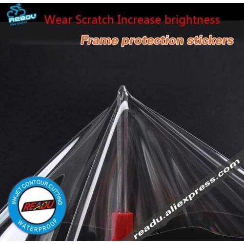 Bicycle Frame Protection Sticker bike paint protection film Crank Protector Road Bike Anti-scratch Protector stickers