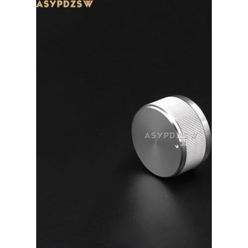 1 PCS 30*16 stripe full Aluminum Volume knob amplifier knob High-gloss silver