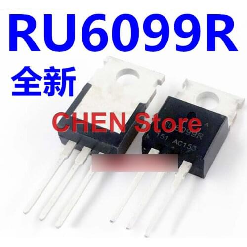 10pcs RU6099R field effect tube MOS tube 120A 60V brand new original authentic