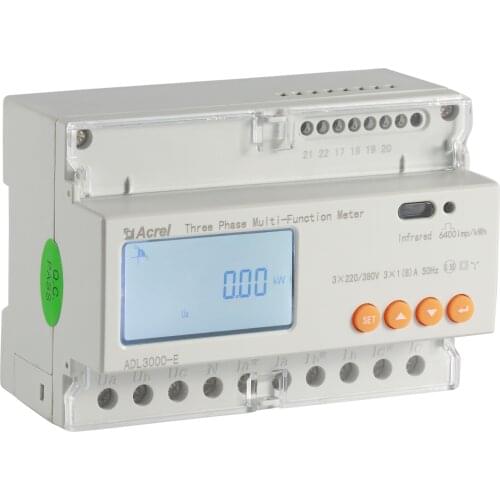 300286 ADL3000-E/C 3*220/380V 10(80) A kwh solar PV power modbus three phase din rail energy meter