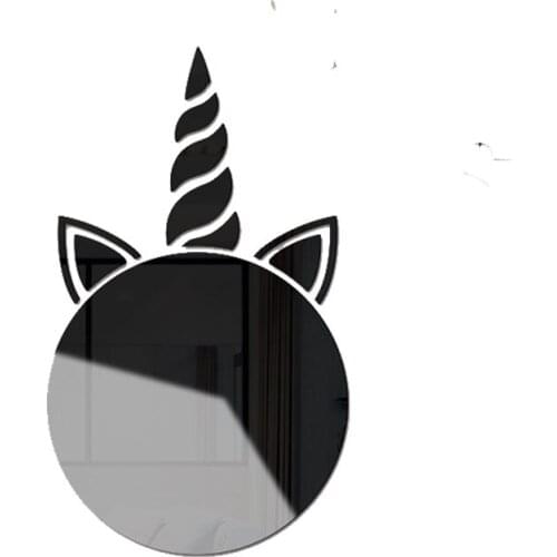 DIY 3D Cartoon Wall Stickers Modern Silver Arcylic Self-adhesive Wallpaper Living Room Bathroom Childrens Wallpaper on The Wall