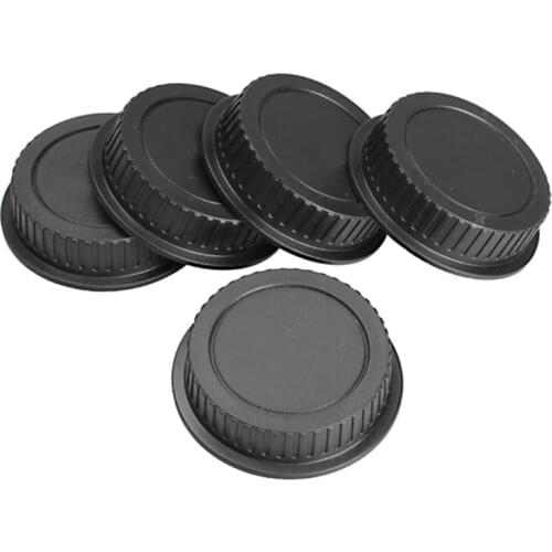 5Pcs Black Rear Lens Cap Dust Cover for Canon EF ES-S Series Lens