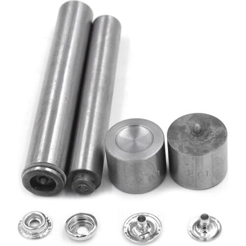 50sets snaps+ Hand knock die 201Metal buckle installation Rivets metal snaps.Press machine moulds Dies Button installation tools