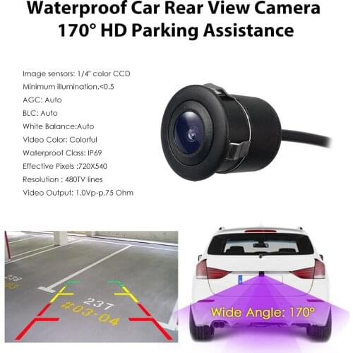 Ossuret Car Rear View Camera backup Camera Reversing Auto Parking Monitor CCD Waterproof HD Video for all kinds of cars