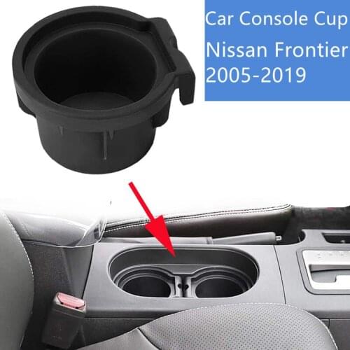 Car Console Cup Holder Insert Liner for Nissan Frontier Xterra Pathfinder 2005-2014