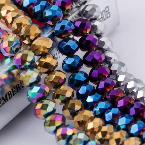 6mm Loose Beads Colorful Jewelry Making Decoration Beads DIY Art Crafts Glass Strass Rhinestones Bracelets Accessories