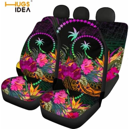 Nightmare Before Christmas Car Seat Covers Vehicle Decor Cartoon Nonslip Skull Front and Back Car Seat Protector Covers Full Set