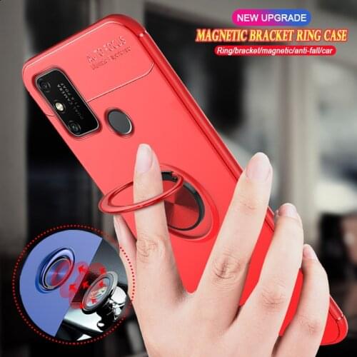 Case For Huawei Honor 9A 9C 9S 9X Premium Lite X10 8X Max 8S 8C 8A Pro RU STK-LX1 Soft TPU Magnetic Car Phone Cover Coque