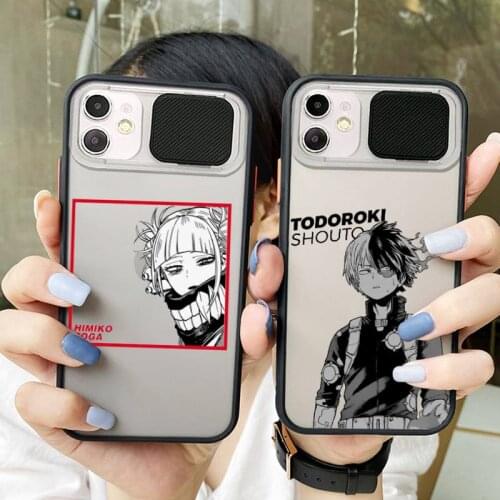 My hero academia anime Phone Case For iPhone 12 11 8 7 se 2020 mini pro X XS XR MAX Plus Matte Camera Protection Cover